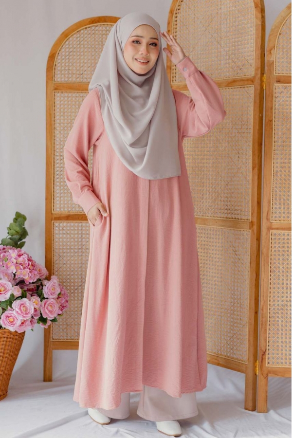 Flexi Cardigan - Salmon Flexi Cardigan - Salmon